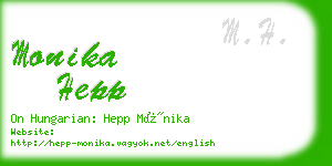 monika hepp business card